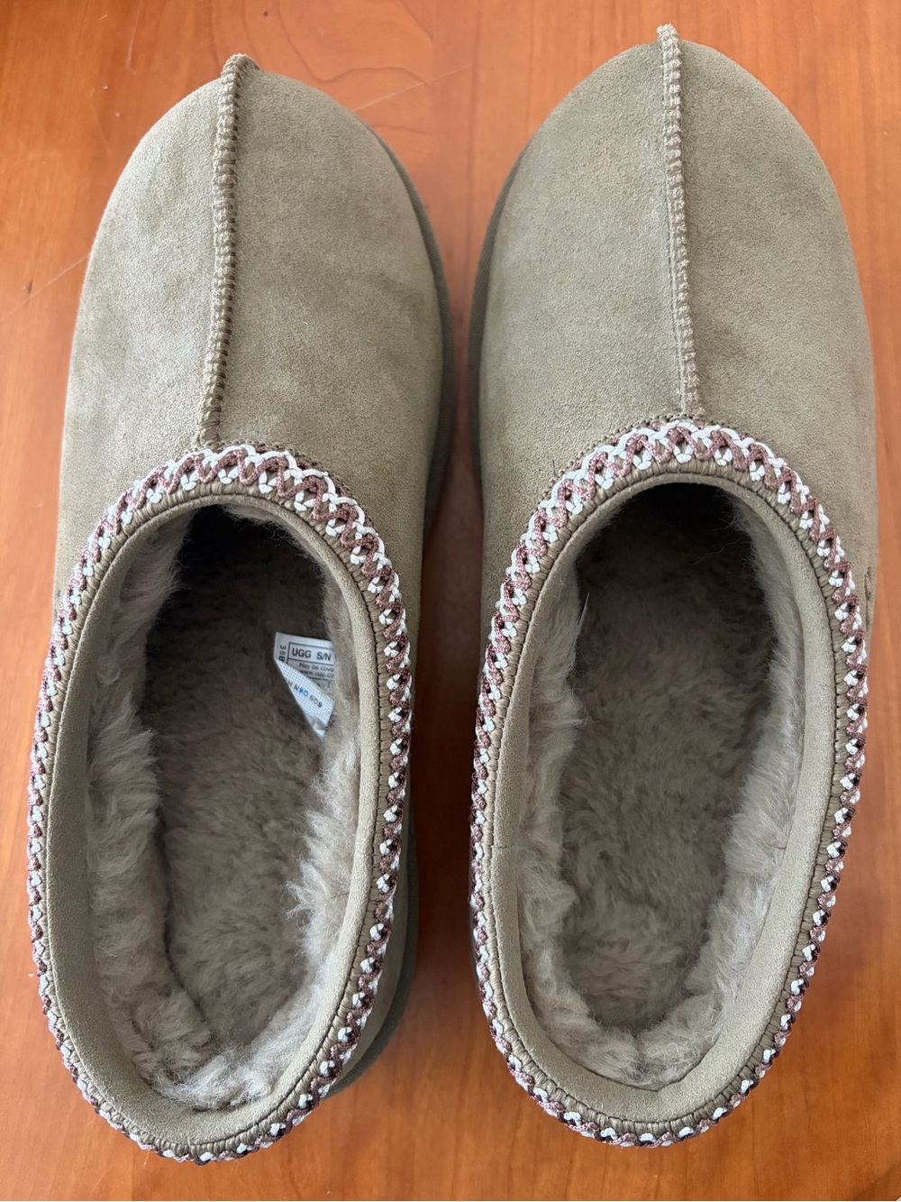UGG Womens Slip-On Faux-Shearling Slippers - Antilope